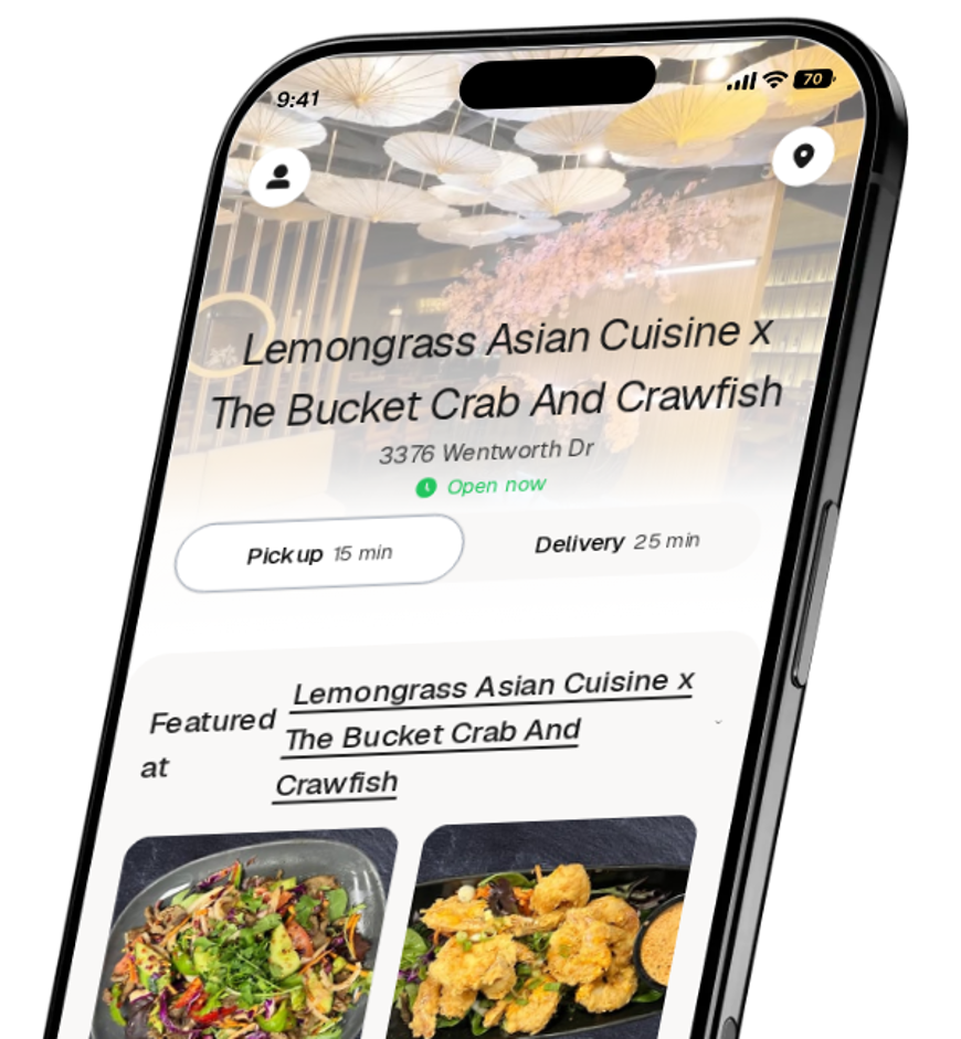 Lemongrass Asian Cuisine x The Bucket Crab And Crawfish app preview